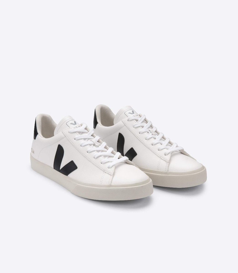 Veja Sneakers Mens - Campo Chromefree - White/Black - 9817VTHNW